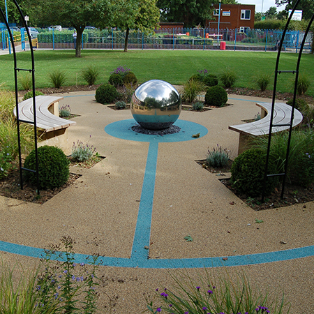 PrismStone® Circle of Life memorial garden